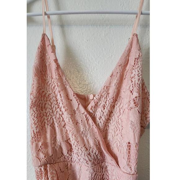 Altar'd State Giuly Pink Lace Dress Small NEW - Picture 10 of 12